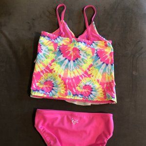 Pink Tie Dye Tankini Girls Size 7